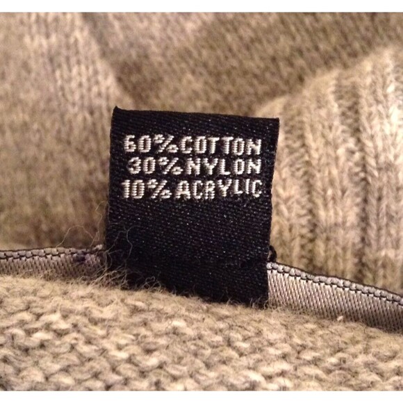 Tricots Cardigan Sweater Men 2XL Gray Cable Knit Shawl Collar Academia Heritage - Picture 10 of 12